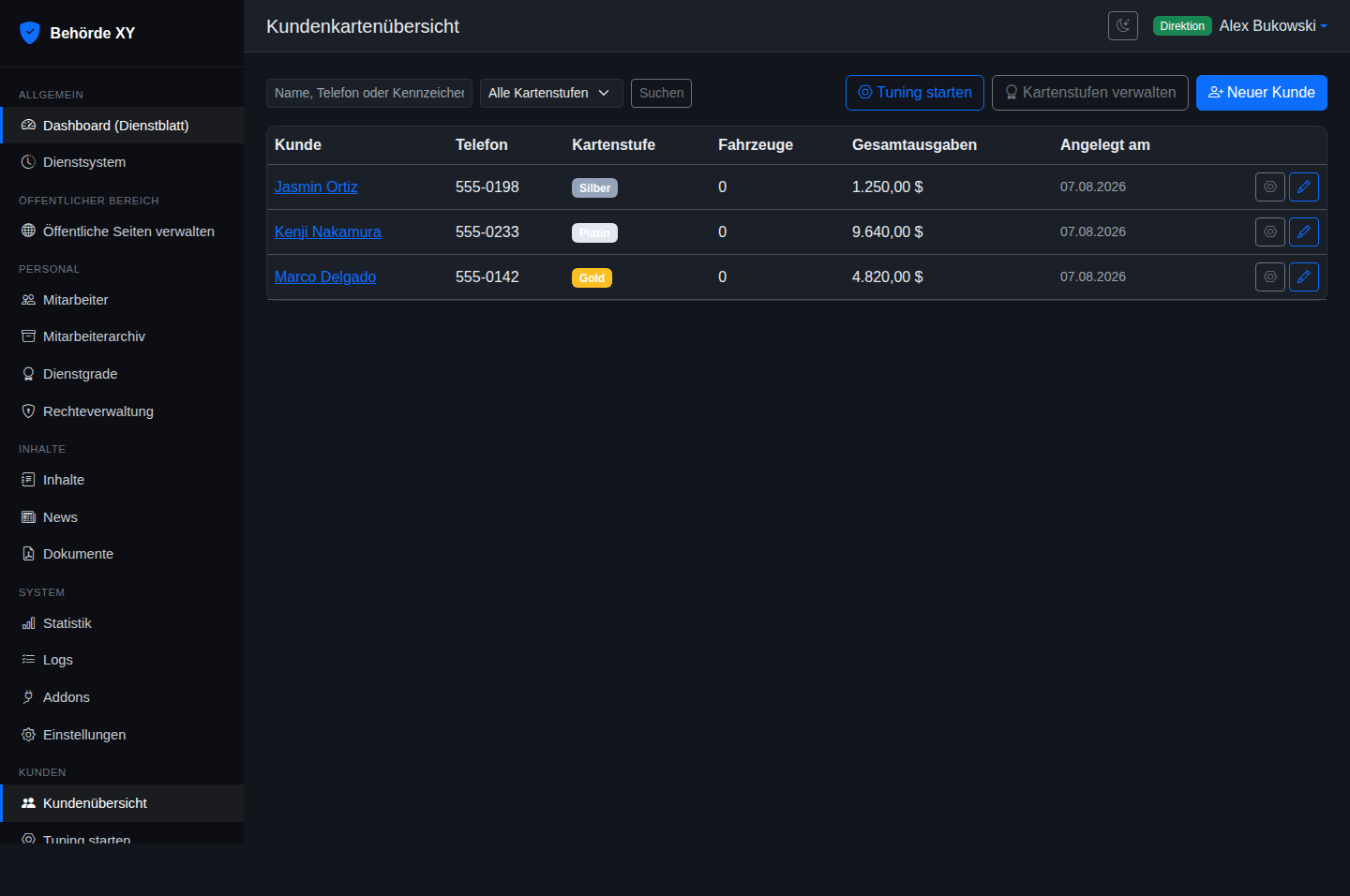 LSC Addon für Behördensoftware