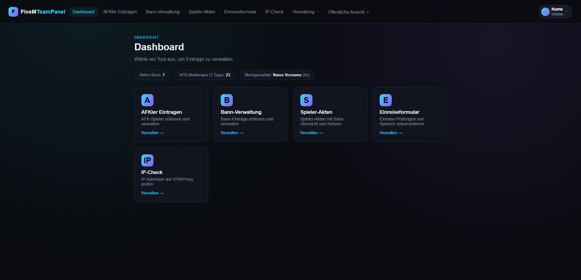 FiveM-TeamPanel